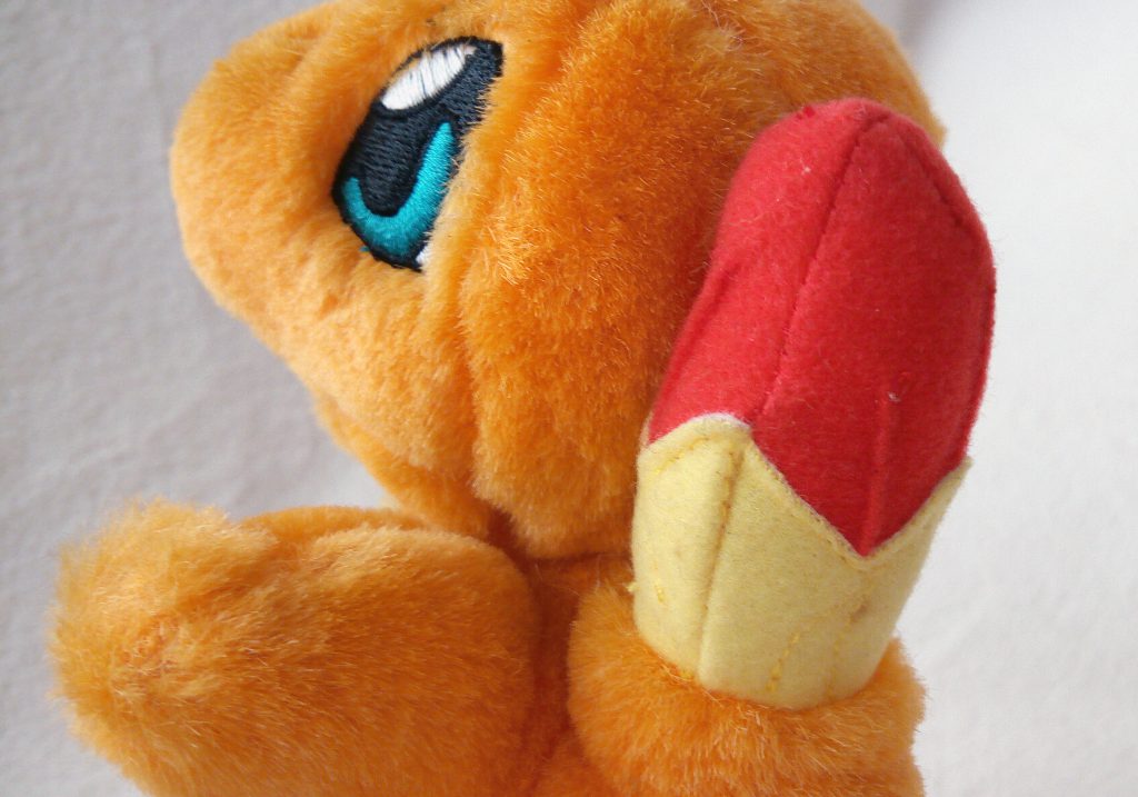 McDonald's Taiwan 2002 Pokémon Plush Charmander tail