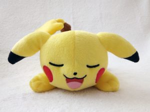 sleepy pikachu plush