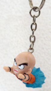 Krillin flying keychain