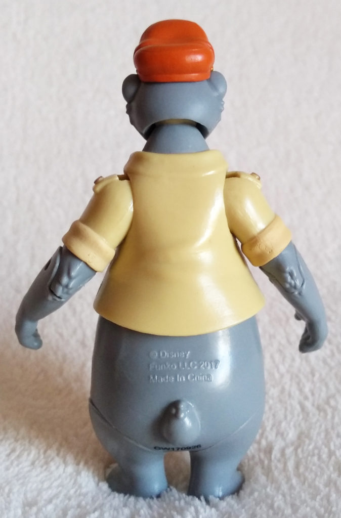 Disney Afternoon Action Figures Baloo by Funko, back.