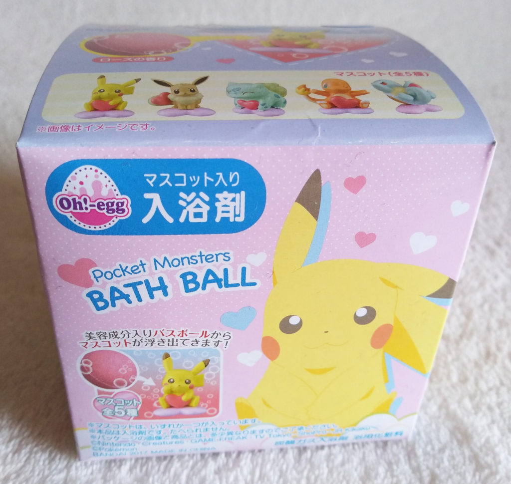 Pokémon Oh!-Egg Bath Ball box