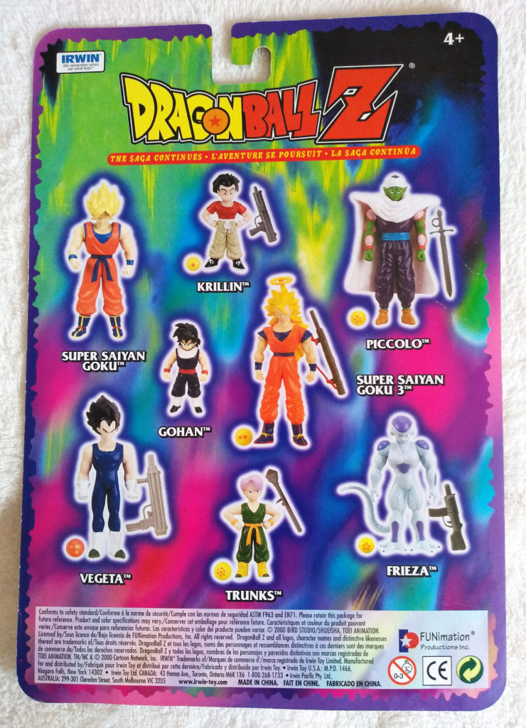 Dragonball Z / GT Super Battle Collection by Bandai re-release Irwin Toy