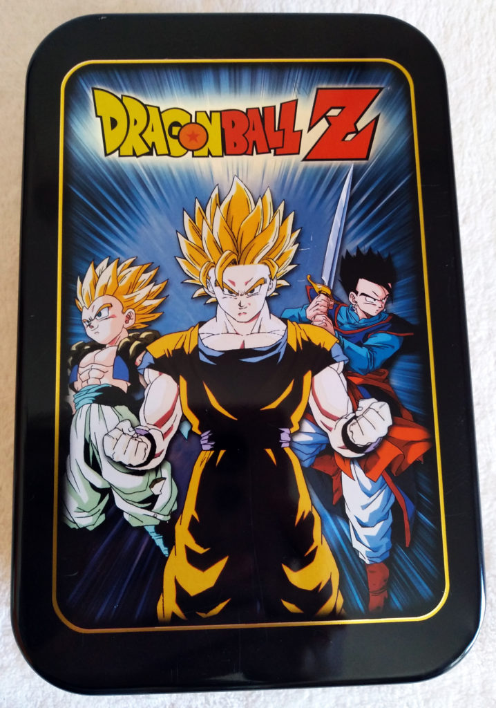 Dragonball Z tin by Artbox top