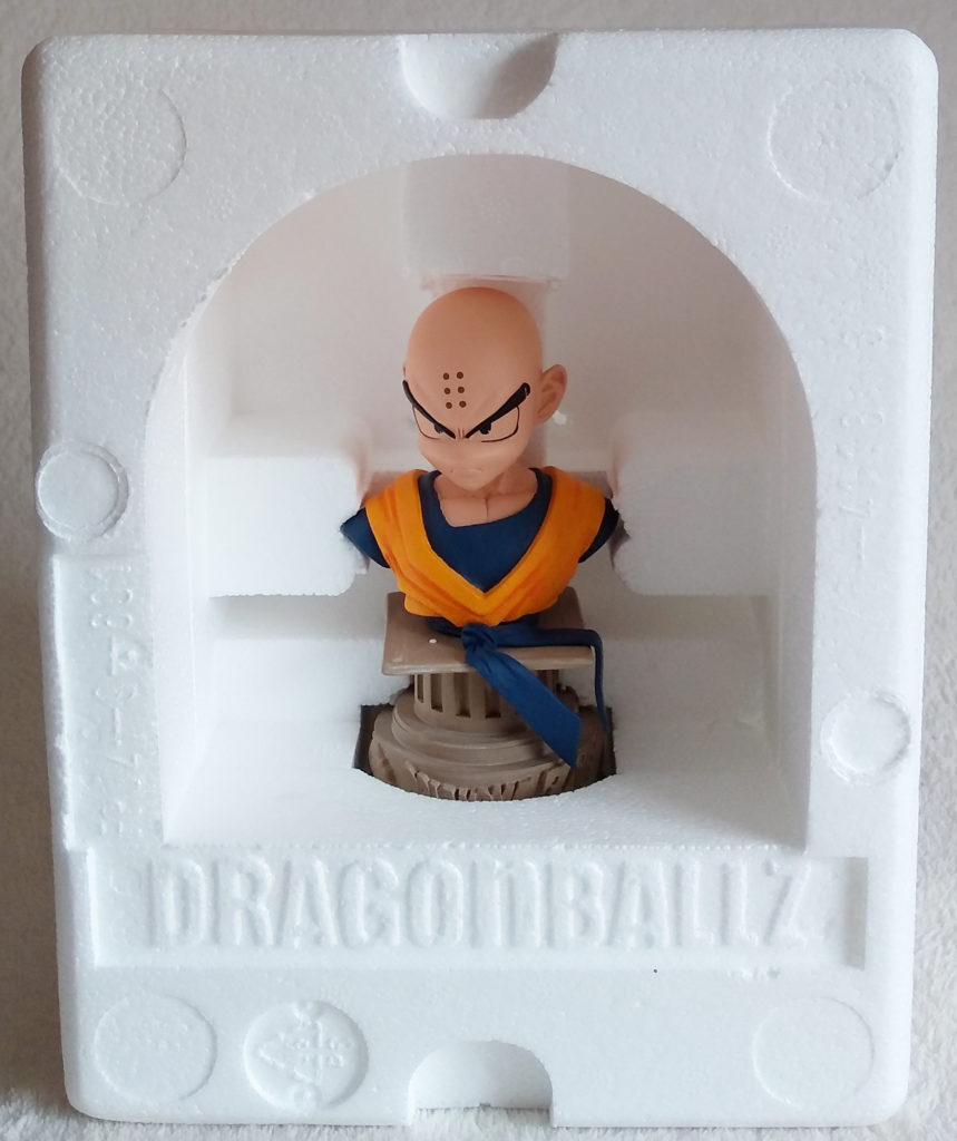 Dragonball Z Mini Resin Bust by Palisades Krillin in foam