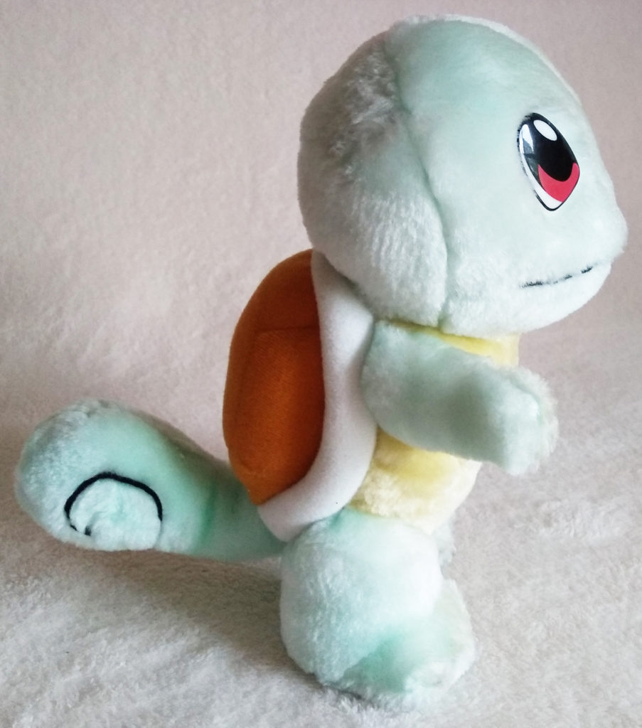 Pokémon Play-By-Play Plush Squirtle fuzzy 24cm right