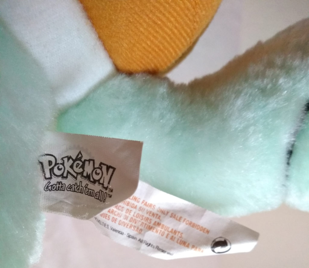 Pokémon Play-By-Play Plush Squirtle fuzzy 24cm tush tag 1
