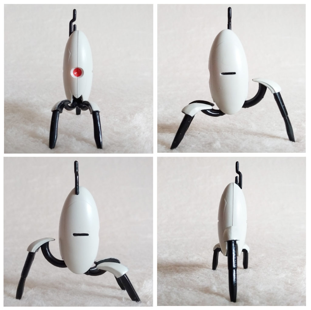 Portal 2 Sentry Turret by NECA Series 1 white closed Sentry Turret