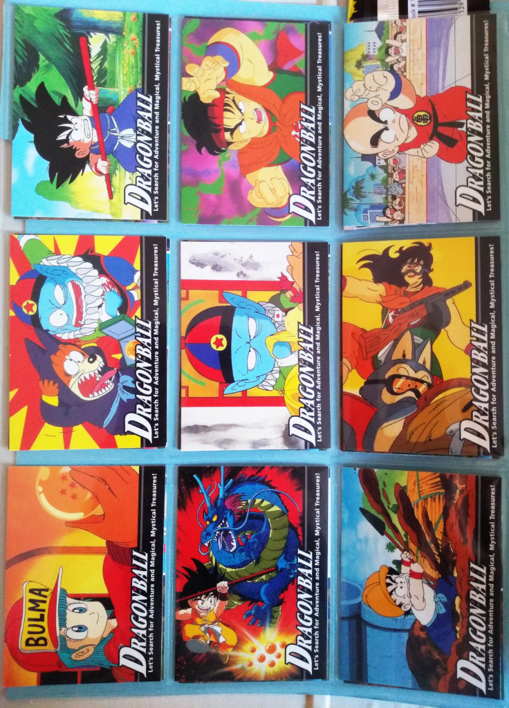 Dragonball Cards by Artbox 17, 21, 22, 28, 30, 31, 37, 38 and 44