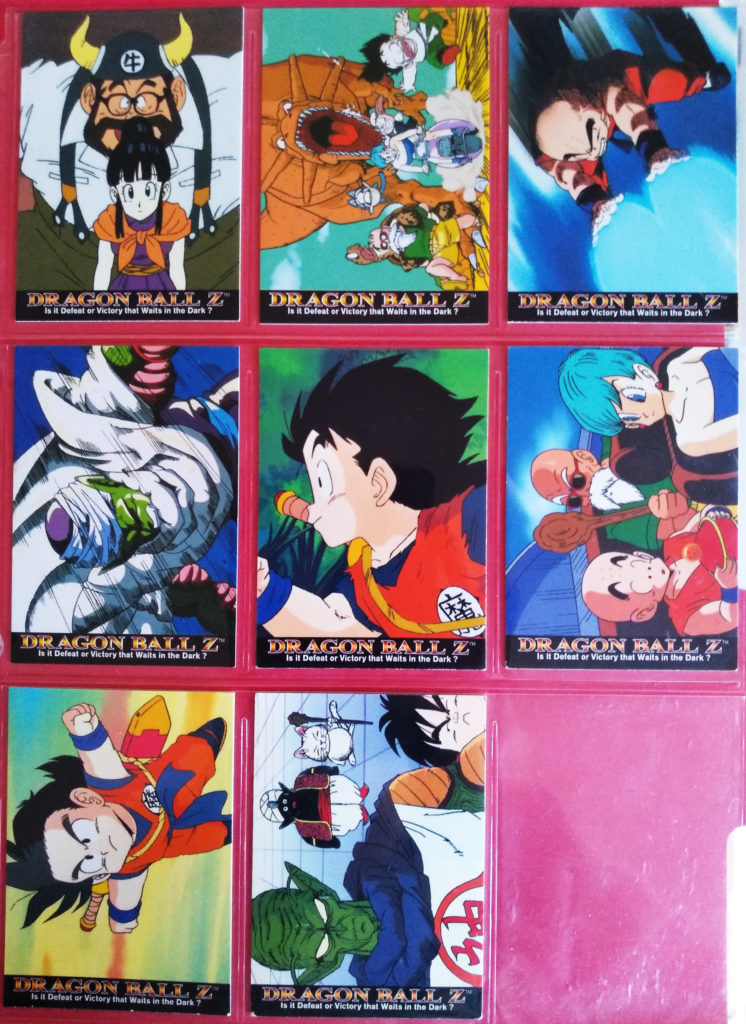 Dragonball Z Trading Cards Series 1 by Artbox 53-60