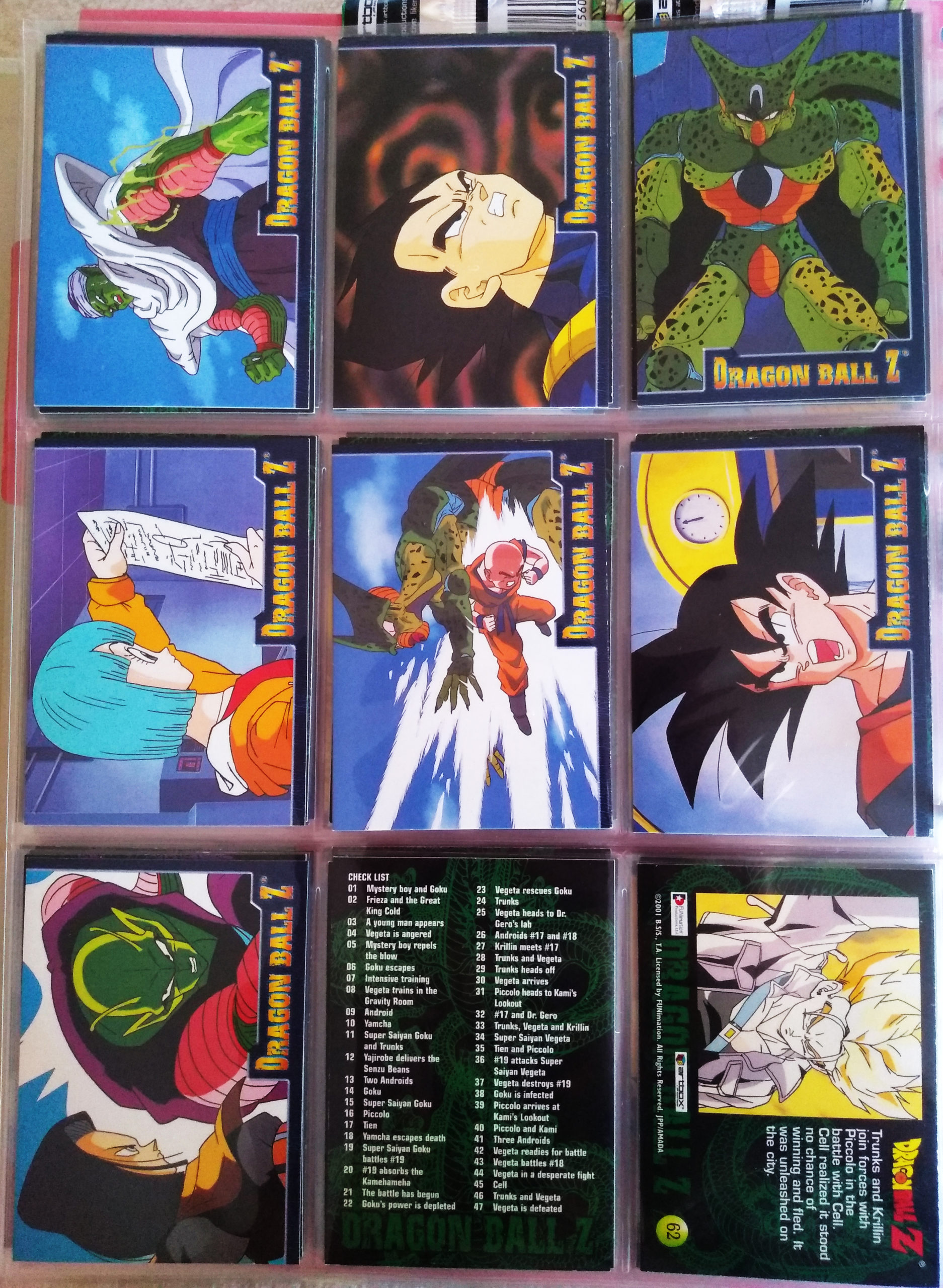 Dragonball Z Trading Cards Series 4 – Artbox – A BIT OF
