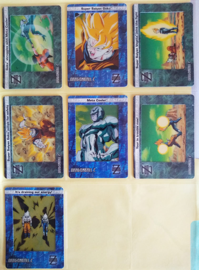 Dragonball Z Filmcardz by Artbox 58, 61, 63, 64, 65, 66, 69