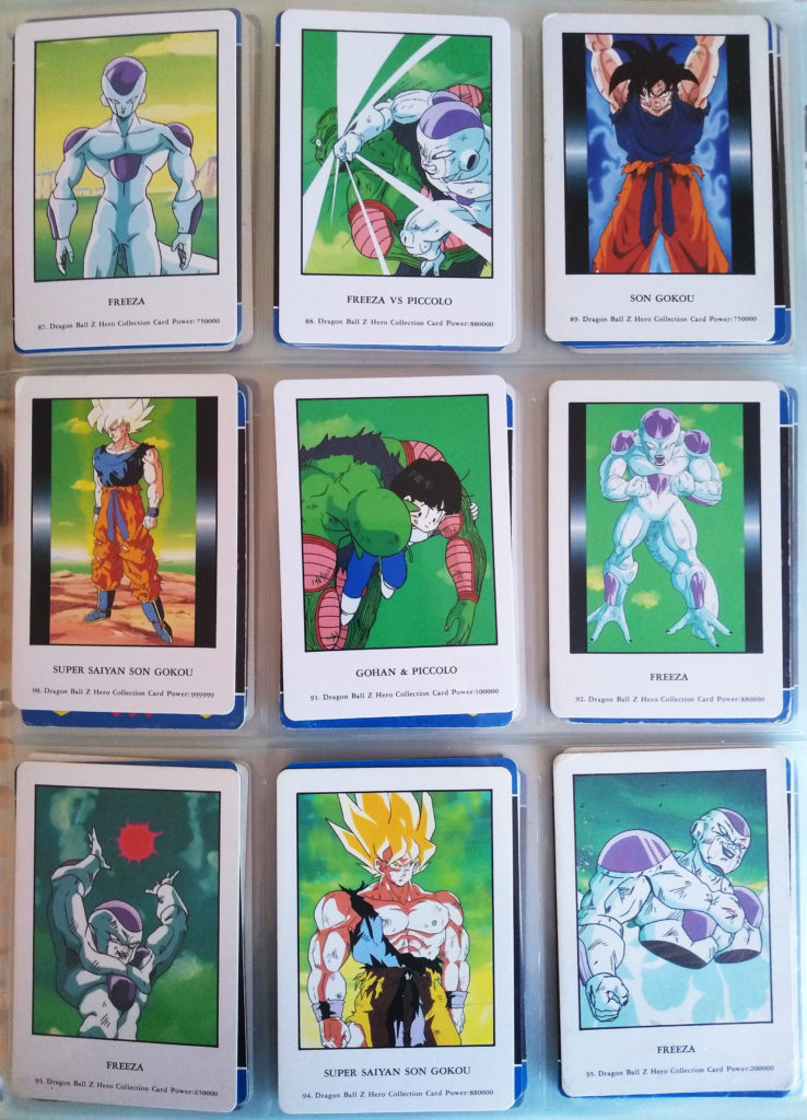 Cartes Dragon Ball Z Hero Collection Part.1 – Link to the past