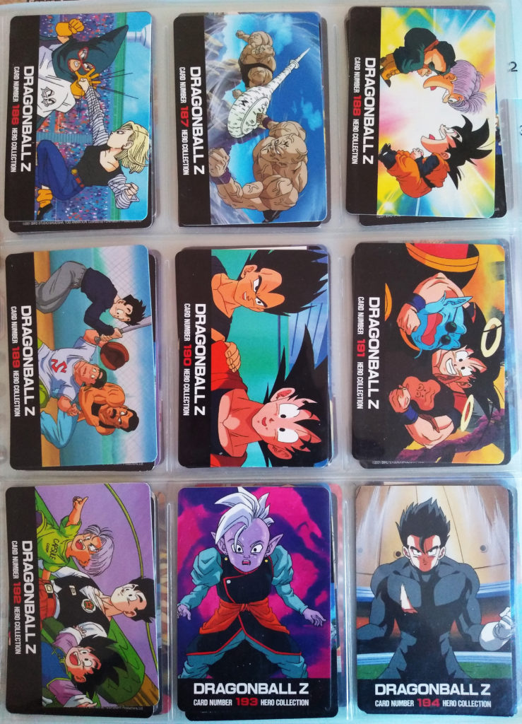 Dragonball Z Hero Collection Series 2 by Artbox 186-194
