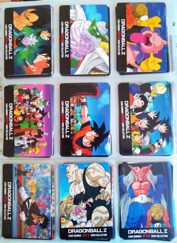 Dragonball Z Hero Collection Series 2 by Artbox 204-212