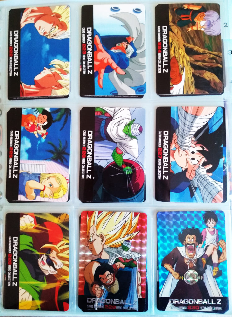 Dragonball Z Hero Collection Series 2 by Artbox 222-230