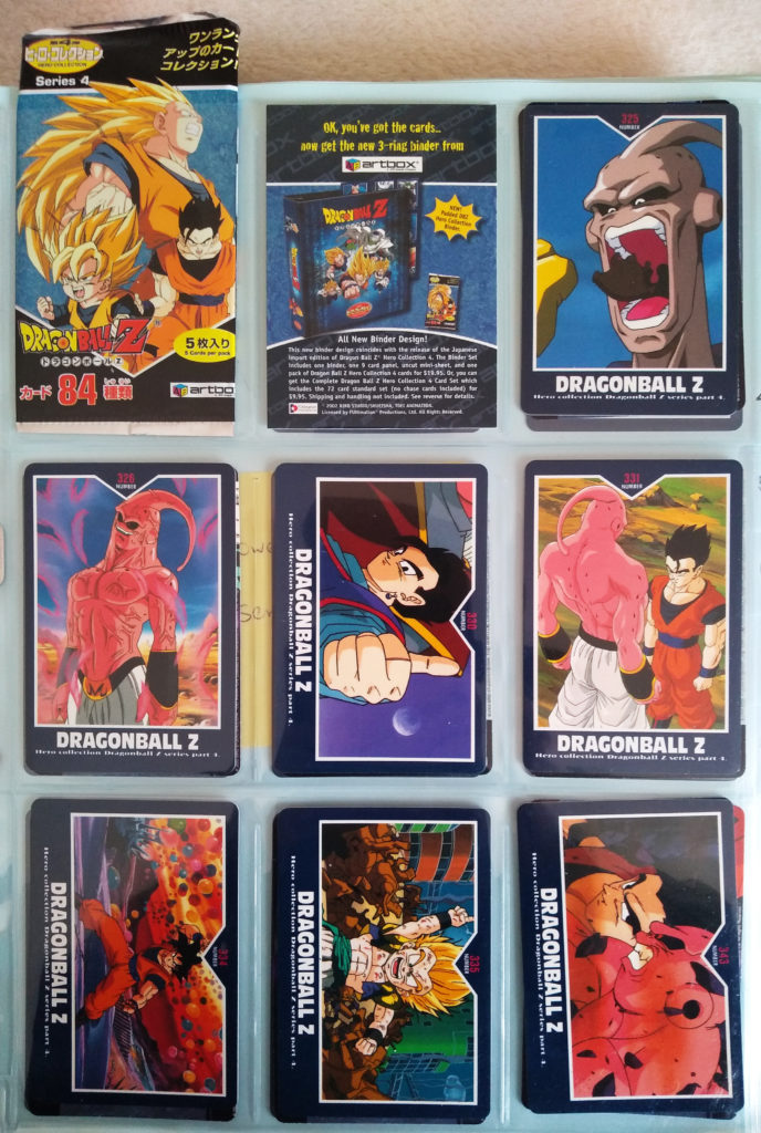Dragonball Z Hero Collection Series 4 by Artbox 325, 326, 330, 331, 334, 335, 343