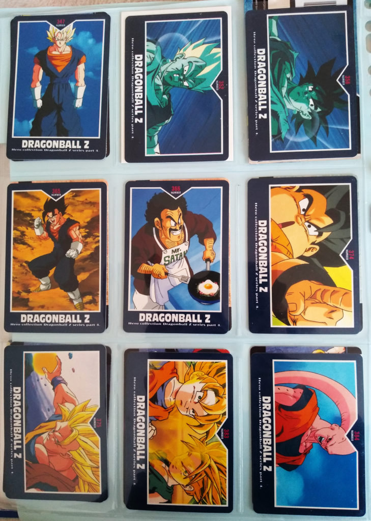 Dragonball Z Hero Collection Series 4 by Artbox 347, 352, 356, 365, 366, 374, 375, 383, 384