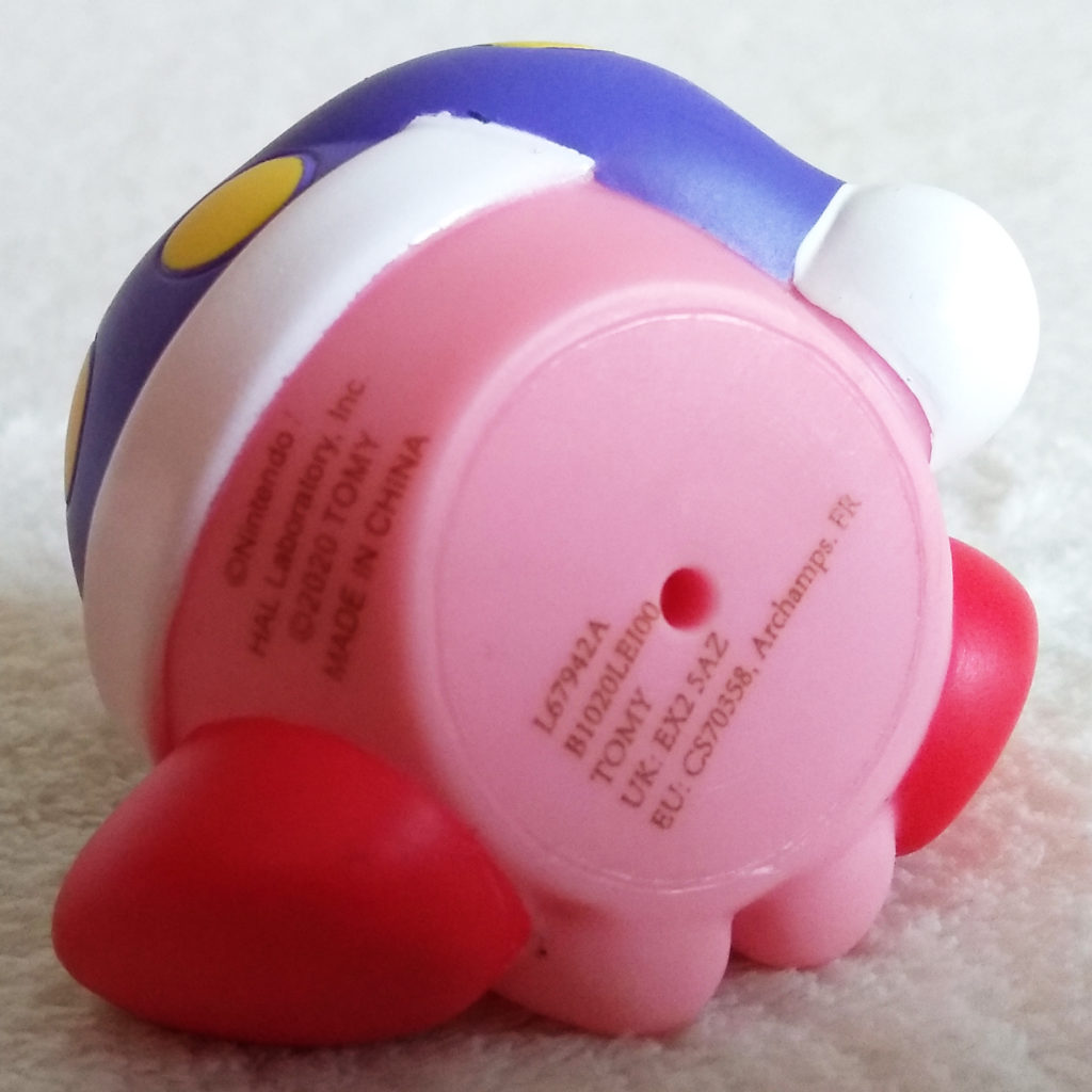 Kirby Soft Vinyl figures by Tomy Vol. 1 Kirby (sleepy) branding