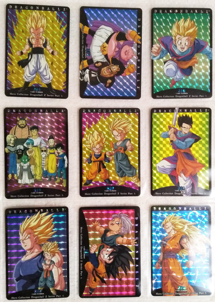 Dragonball Z Hero Collection Series 3 by Artbox 316-324
