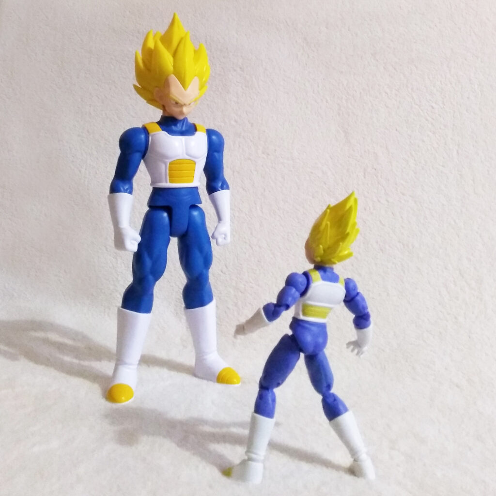 Comparison of Dragonball Super Limit Breaker Series and Dragon Star Series Super Saiyan Vegeta by Bandai