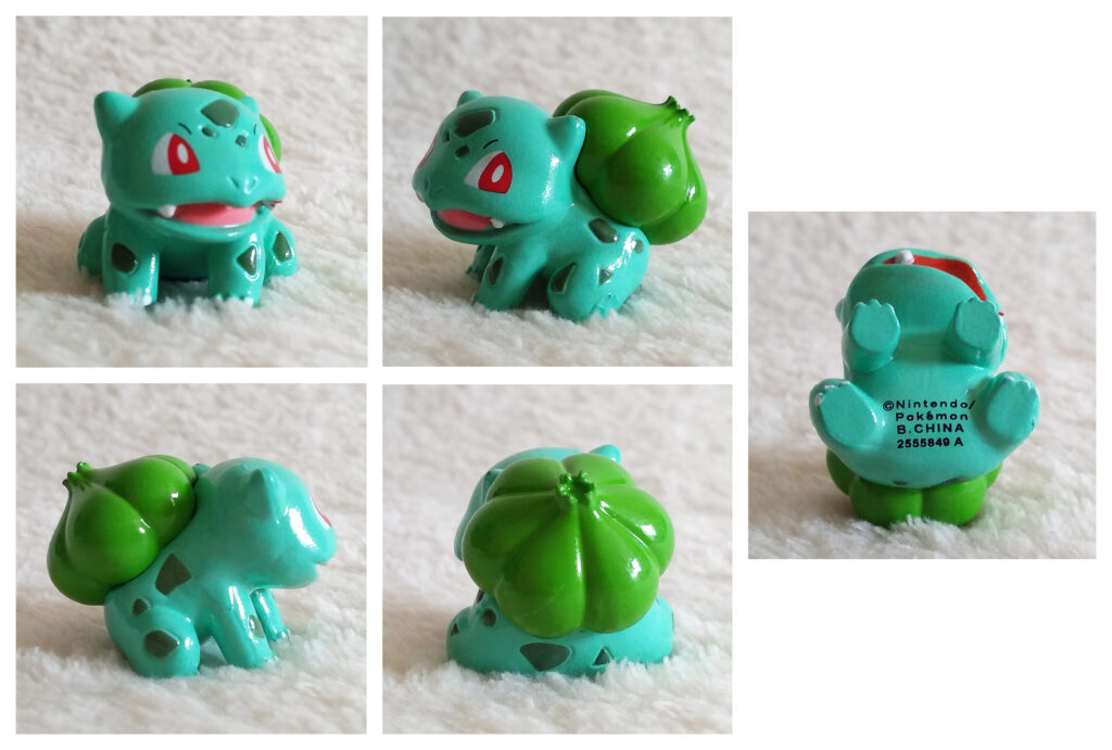 Pokémon Surprise Egg Bath Ball by  Bandai; Pokémon Figure Collection 2021 - Bulbasaur