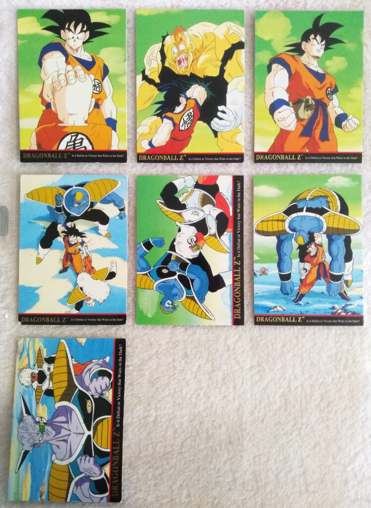 Dragonball Z Trading Cards Series 2 by Artbox 66-72