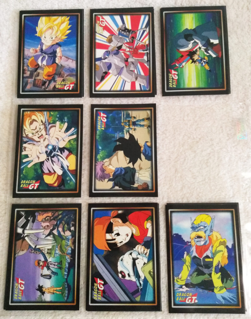 Dragonball GT Cards Serie 1 by Panini 81-85, 87-89