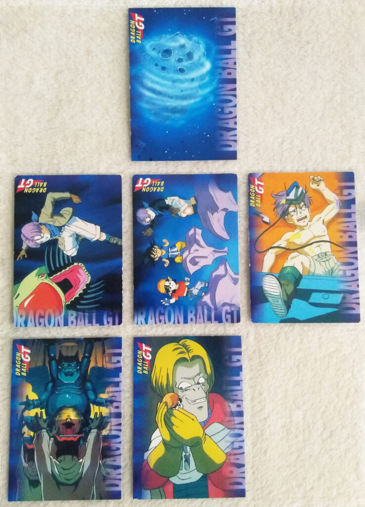 Dragonball GT Cards Serie 2 by Panini 46, 48-52