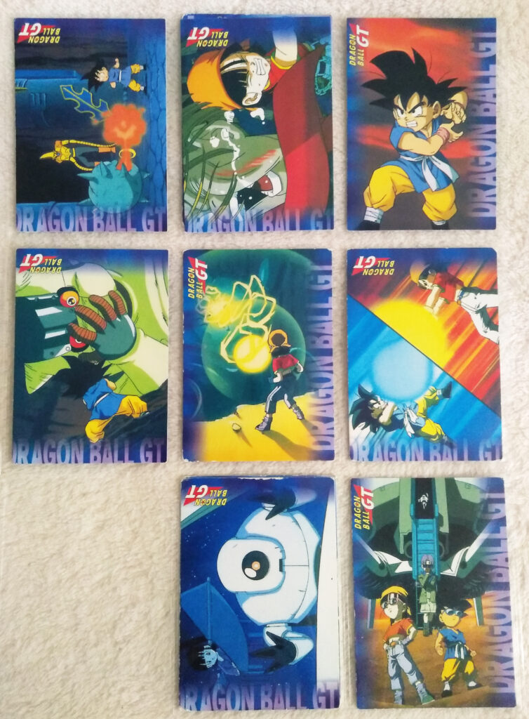 Dragonball GT Cards Serie 2 by Panini 54-59, 61, 62