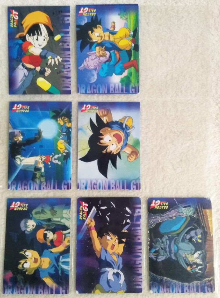 Dragonball GT Cards Serie 2 by Panini 108, 109, 111, 112, 114-116