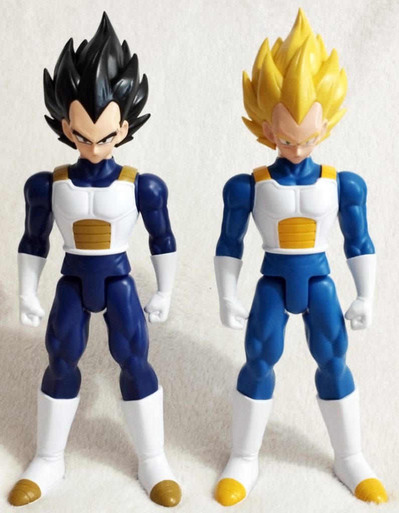 Dragonball Super Limit Breaker Series by Bandai Vegeta and Super Saiyan Vegeta