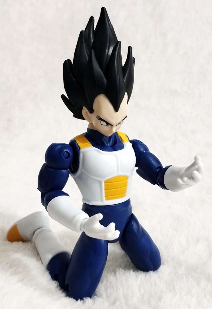 Dragonball Super Dragon Stars Series Action Figures by Bandai Series 17 Vegeta - Posed defeated