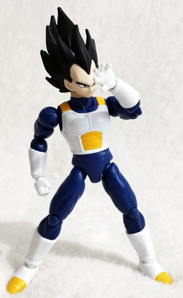 Dragonball Super Dragon Stars Series Action Figures by Bandai Series 17 Vegeta - Posed blinded