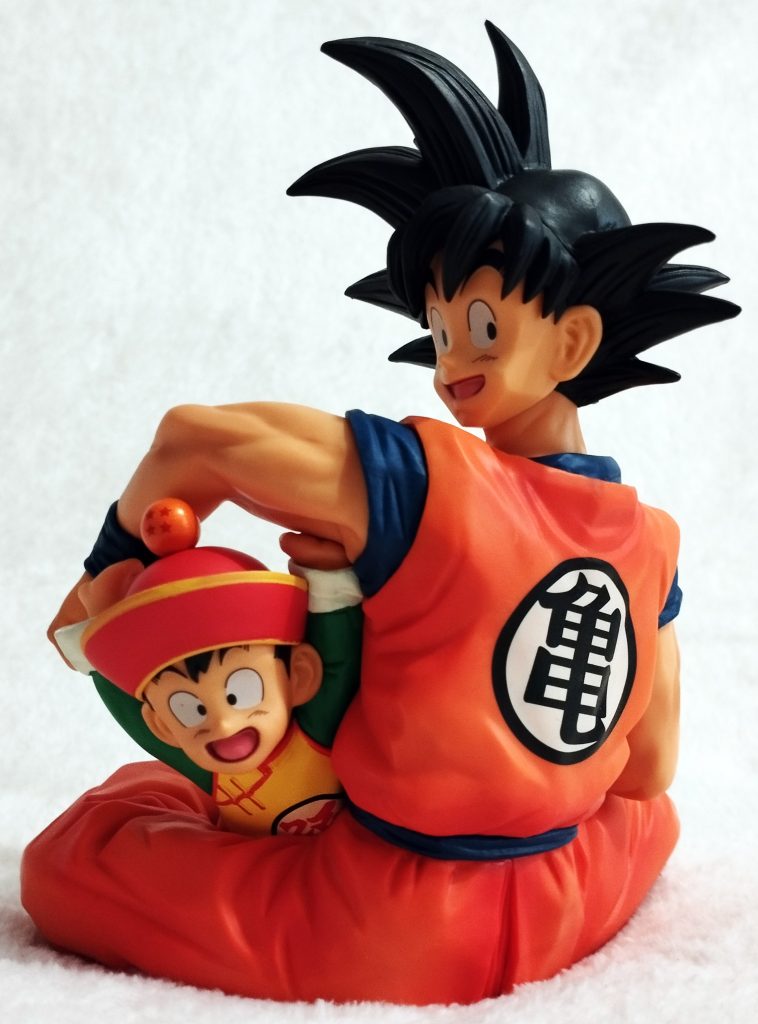 Dragonball EX Warriors who protect the Earth by Bandai Prize A Goku & Gohan (anime) front