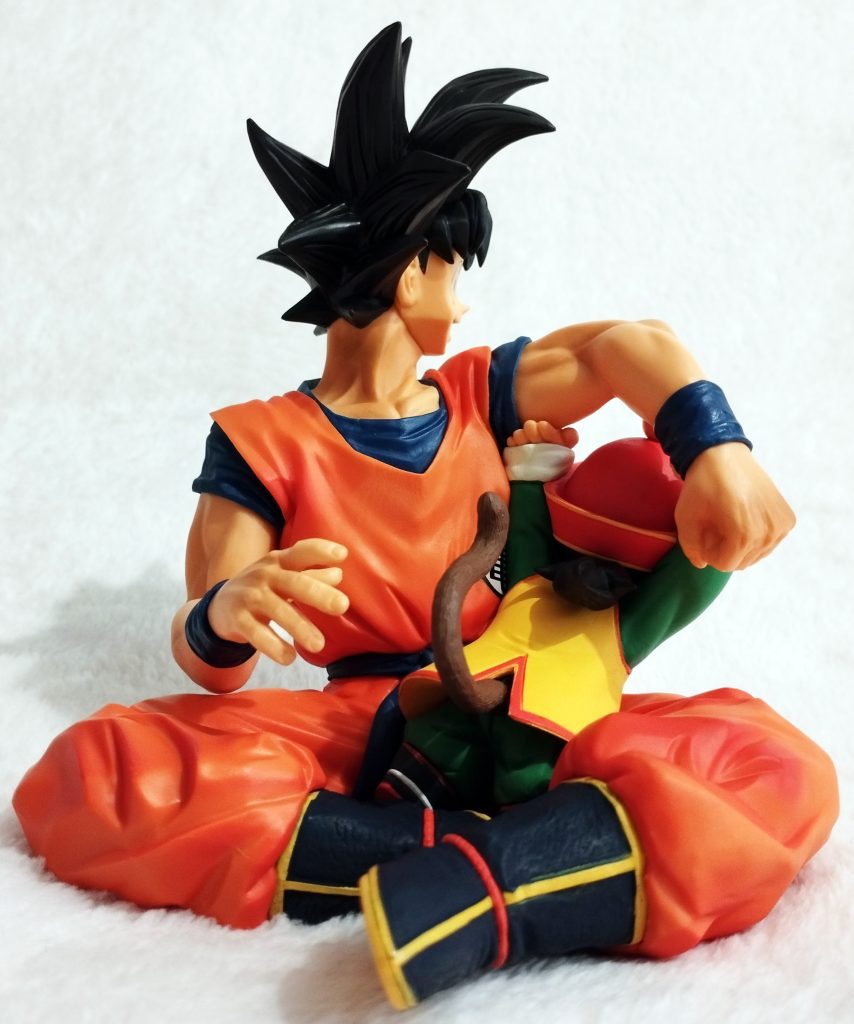 Dragonball EX Warriors who protect the Earth by Bandai Prize A Goku & Gohan (anime) back