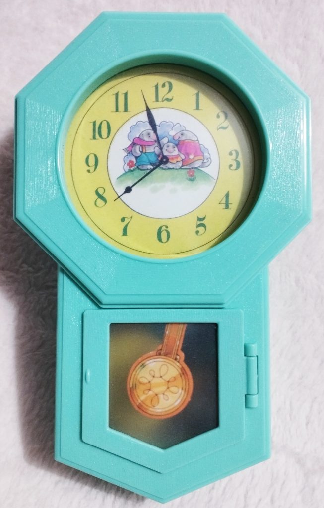 Furry Families by Takara, Mole Family Playset Pendulum Clock Home