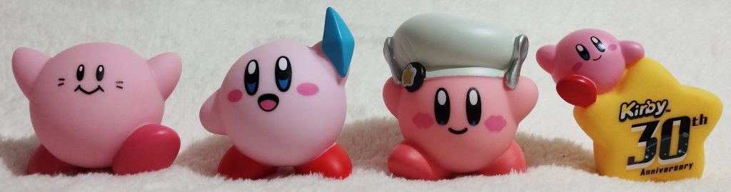 Kirby Soft Vinyl figures by Tomy Kirby 30th Anniversary full set of figures