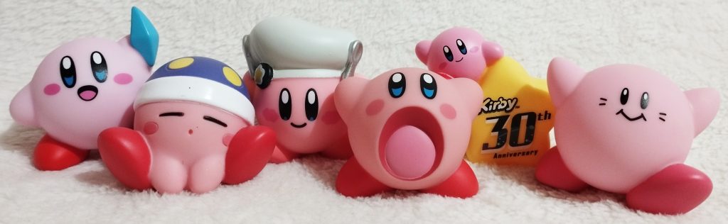 Kirby Soft Vinyl figures by Tomy