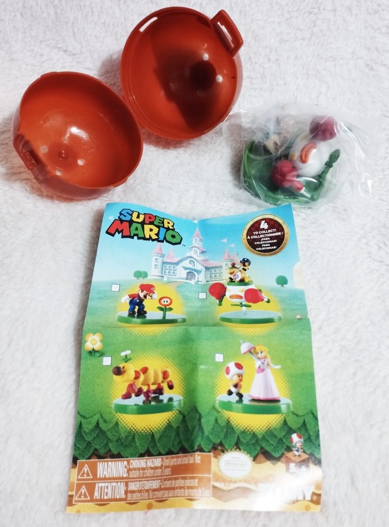 3D Mario Collection by Tomy European Gashapon ball opened