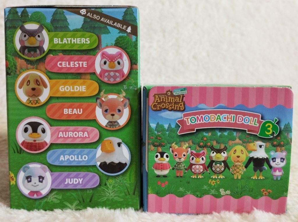Animal Crossing New Horizons Tomodachi Doll by Bandai Boxes of Wave 3