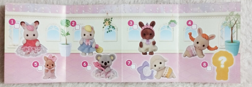 Sylvanian Families Baby Collectibles by Epoch - Baby Fun Hair Series leaflet
