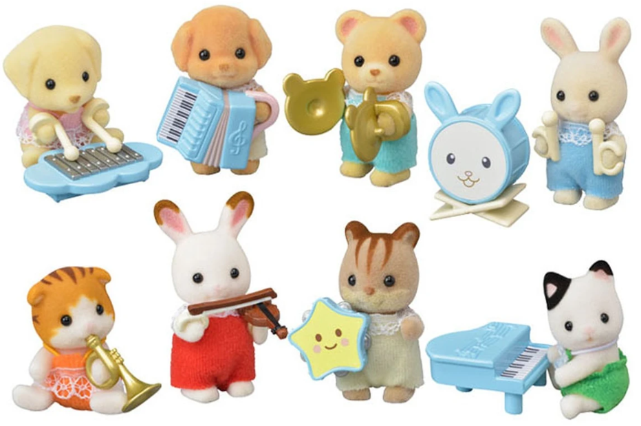 Sylvanian Families Baby Collectibles by Epoch - Baby Band Series