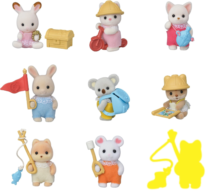 Sylvanian Families Baby Collectibles by Epoch - Baby Outdoor Series