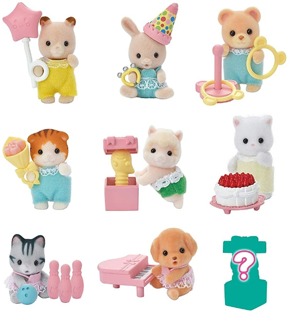 Sylvanian Families Baby Collectibles by Epoch - Baby Party Series