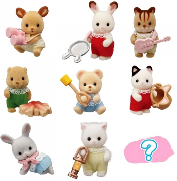Sylvanian Families Baby Collectibles by Epoch - Baby Camping Series