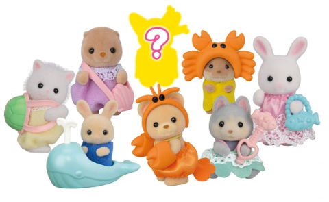Sylvanian Families Baby Collectibles by Epoch - Baby Sea Shore Friends Series
