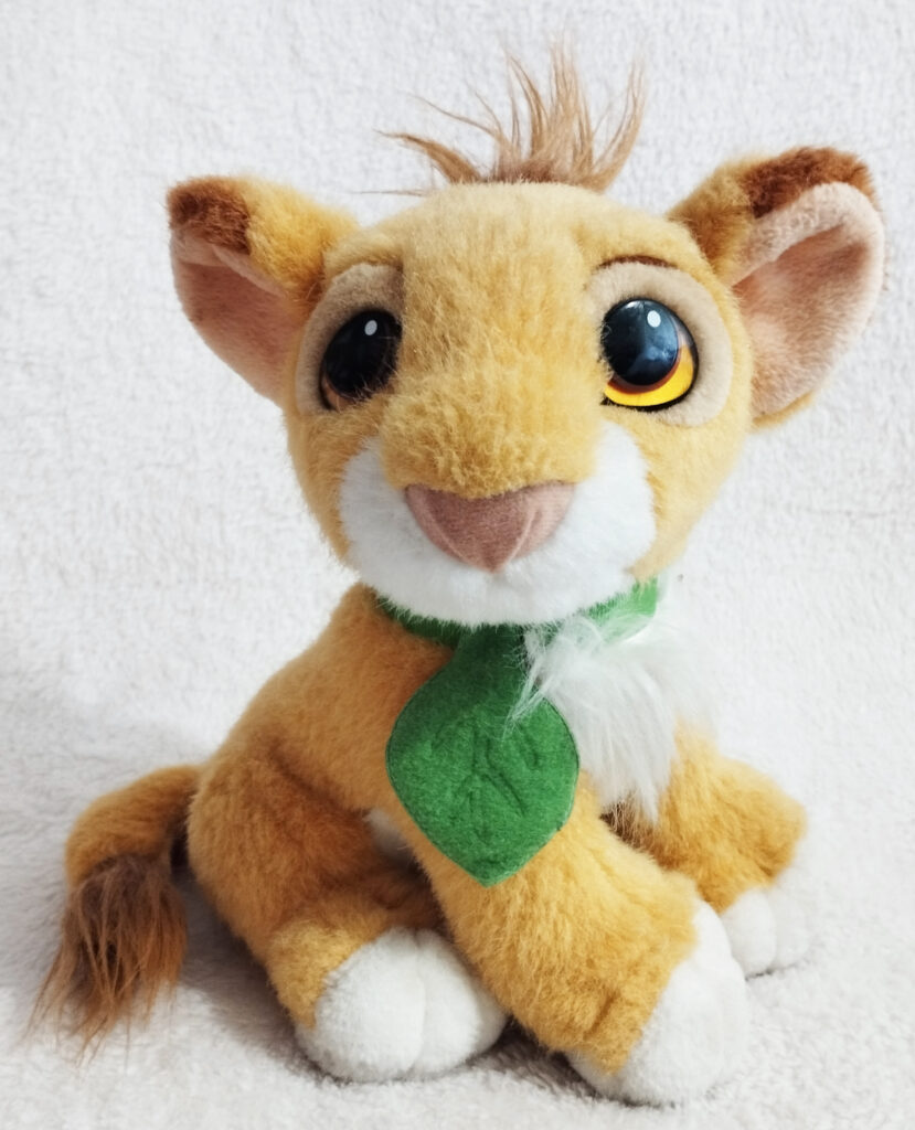 The Lion King Purring Plush by Mattel - Purring Simba front