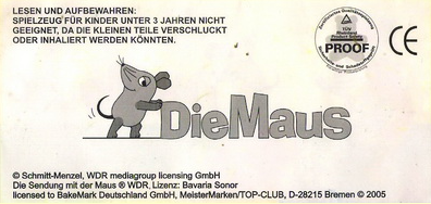 Die Maus from Meistermarken - Leaflet back