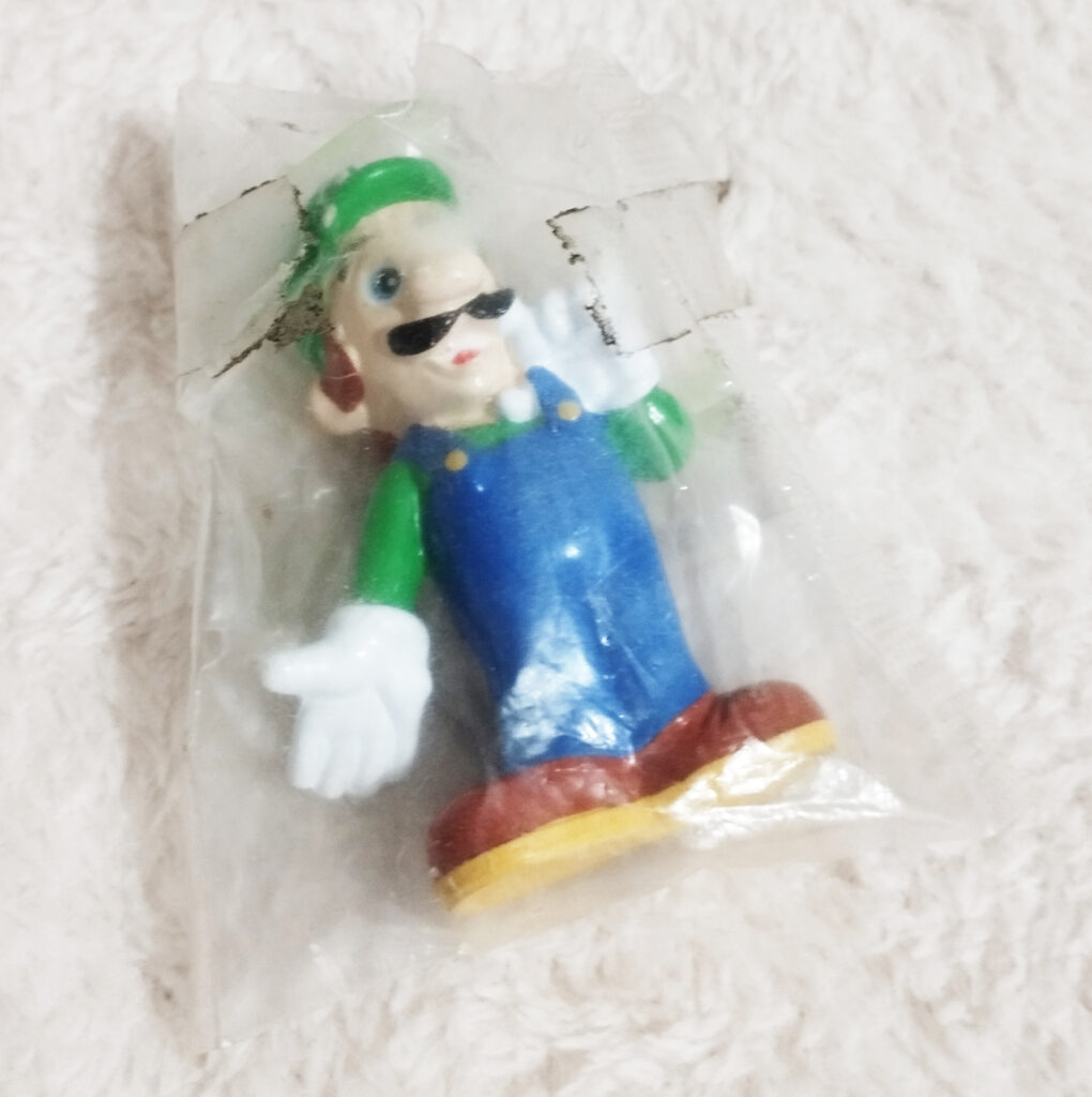 Mario Figures by Mars - Luigi in packaging