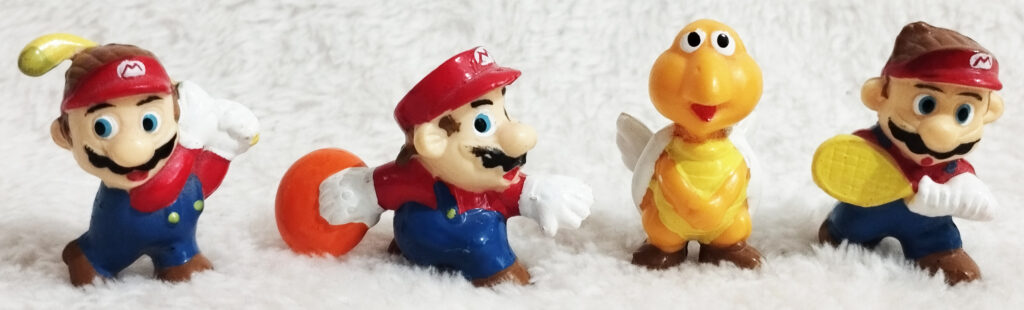 Super Mario by Zaini - Collection Mario Golf, Mario Frisbee, Koopa Paratroopa and Mario Tennis